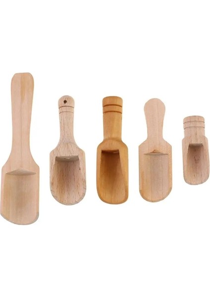 D 10 Adet 2.8X8CM Tarzı Adet Ahşap Saplı Küçük Tuz Kürek Kaşık Çay Kaşığı Toz Süt Tozu Kahve Kaşığı Çeşni Kaşığı (Yurt Dışından) modelleri