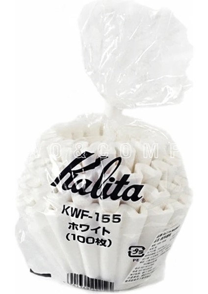 155 50 Yaprak Stili Kalita Dalga Filtreler Bardaklar Kahve Kağıt Filtre Kek Tipi Beyaz Çarşaf (Yurt Dışından)