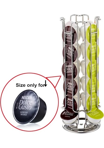 Koyu Haki Stili Yeni Metal Kahve Podları Tutucu Demir Krom Kaplama Standı Kahve Kapsül Depolama Rafı Dolce Gusto Kapsül Ücretsiz Sg (Yurt Dışından)