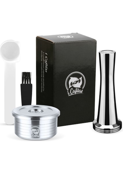 Erik Tarzı Icafilas Delta Q NDIQ7323 Için Yeniden Kullanılabilir Kahve Kapsülü Üreticisi Reutilizavel Kahve Filtresi Paslanmaz Çelik Öğütücü ile Yeniden Kullanılabilir Pod (Yurt Dışından)