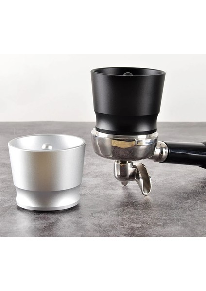Kapak Stili ile Siyah 58MM Kahve Dozaj Halkası Alüminyum Alaşımlı Akıllı Toz Besleyici Öğütücü Bira Kase Fincan Barista Aracı Ek Kahve Sabotaj Için (Yurt Dışından) fiyatları