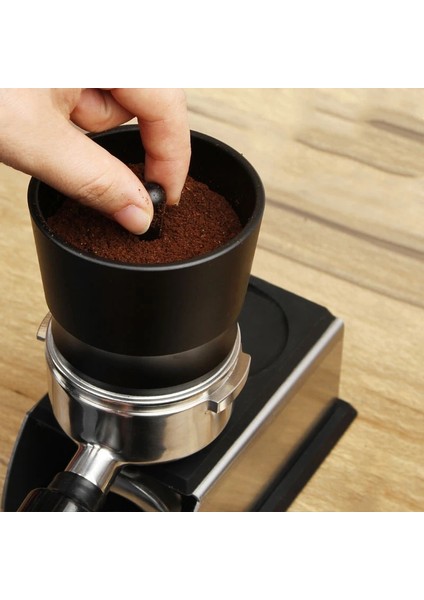 Kapak Stili ile Siyah 58MM Kahve Dozaj Halkası Alüminyum Alaşımlı Akıllı Toz Besleyici Öğütücü Bira Kase Fincan Barista Aracı Ek Kahve Sabotaj Için (Yurt Dışından) fırsatları