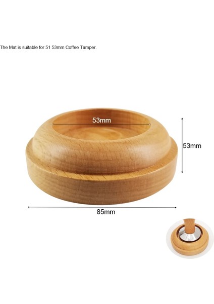 Ahşap Paspas Tarzı Distribütör Tamper Mat Tutucu mm Kahve Standı Portafilter Kahve Tabanı Filtresi Barista Aksesuarları Kahve Filtreleri (Yurt Dışından)