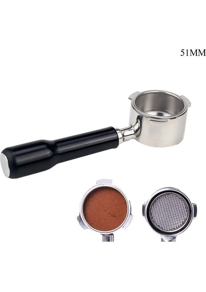 Kırmızı 3 Açı 51MM Stili 51MM Dipsiz Portafilter Profesyonel Kahve Espresso Makinesi Sapı, Kahve Aletleri (Yurt Dışından) indirimleri