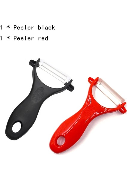 2 Adet-Br Tarzı Sebze Meyve Patates Soyucu Kesici Ev Seramik Gadget Soyma Taşınabilir Ev Mutfak Aletleri Aksesuarları 13*7.5 cm (Yurt Dışından)