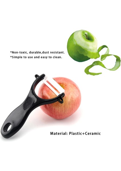 2 Adet-Br Tarzı Sebze Meyve Patates Soyucu Kesici Ev Seramik Gadget Soyma Taşınabilir Ev Mutfak Aletleri Aksesuarları 13*7.5 cm (Yurt Dışından) indirimleri