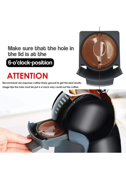 Yeşil Stil 6 Adet Nespresso Için Yeniden Kullanılabilir Kahve Kapsül Filtreleri Dolce Gusto Için Fit Doldurulabilir Kahve Kapsülleri Kaşık Fırçalı Filtre Fincan (Yurt Dışından) indirimleri