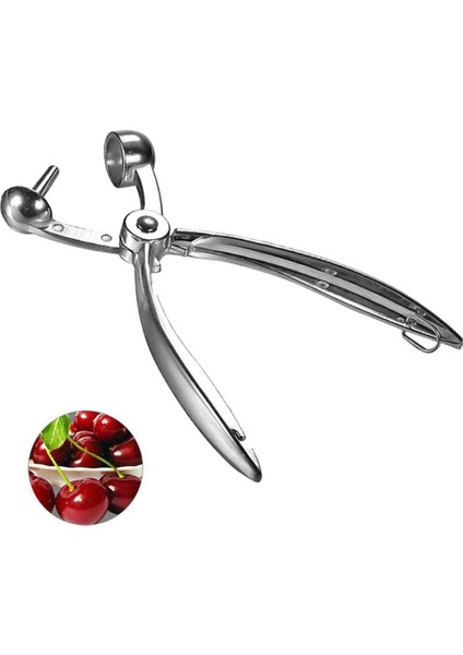 Gümüş Tarzı Sıcak!erry Meyve Pitter Aracı Çinko Alaşım Tart Aksesuarı Ev Mutfak Ev Manuel Presleme Zeytin Pitters Gadget (Yurt Dışından) modelleri