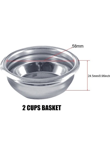 1 Bardak Sepet Stili Kahve Makinesi Için Bardak Filtre Değiştirme Sepeti E61 Dipsiz Portafilter Kahve Makinesi Espresso Makinesi Parçaları (Yurt Dışından) indirimleri