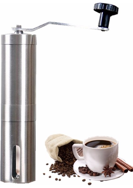 Manuel Kahve Değirmeni El Çelik Seramik Çekirdek Kahve Öğütme El Değirmeni Cafe Burr Değirmeni Öğütücü Seramik Mısır Kahve Makinesi (Yurt Dışından)