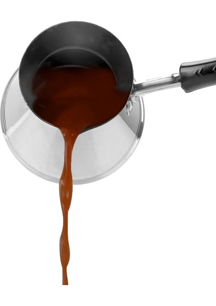 650ML Stili Hılıfe Paslanmaz Çelik Avrupa Uzun Saplı Moka Pot Türk Cezve Tereyağı Eritme Potası Kahve Gereçleri Mutfak Gereçleri (Yurt Dışından) fiyatları