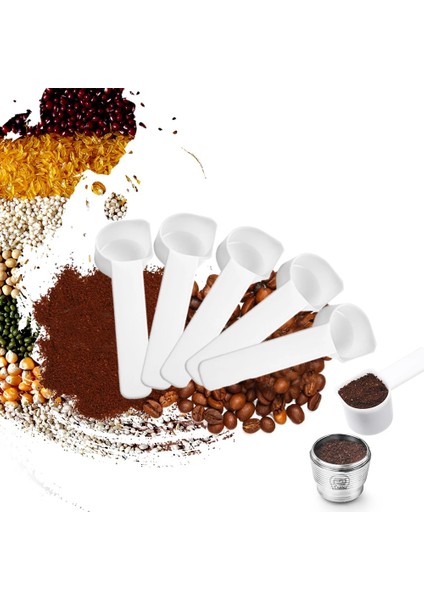 50 Adet Tarzı Lastic Kepçe Kahve Süt Tozu Sıvı Baharat Için Ölçme Kaşığı Doldurulabilir Mini Boy Mutfak Sofra Takımı Çatal (Yurt Dışından) modelleri