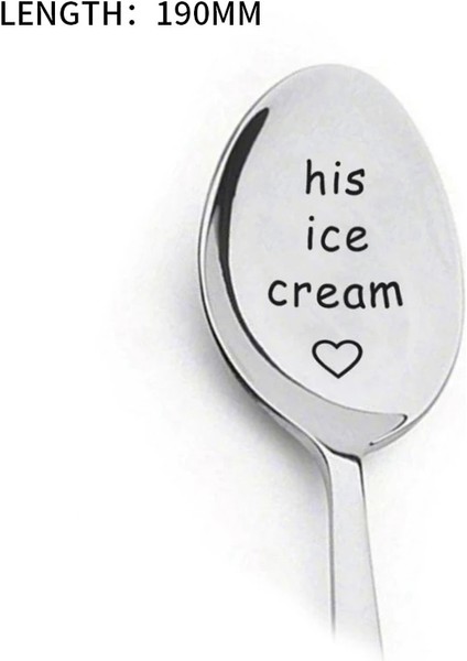 Q Stili Yazı Kahve Kaşığı Uzun Sap Kahve Çay Dondurma Sofra Sevgililer Günü Tatlı Kaşığı Yeni Yıl Hediyesi Ev Kullanımı Çay Kaşığı (Yurt Dışından)