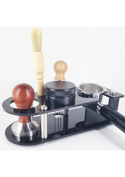 51 mm Şap Dış Müdahale Stili Espresso Distribütör Mat Taban Raf Amper Barista Araçları Aksesuarları Çok Fonksiyonlu Kahve Filtre Sabotaj Tutucu Standı (Yurt Dışından)