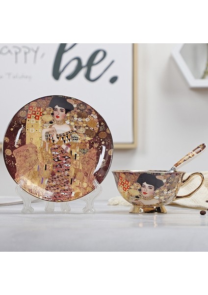 1550S Tarzı Yefine Yüksek Li Kemik Porselen Kahve Fincanları Vintage Seramik Sırlı Gelişmiş Çay Fincanı ve Tabak Setleri Lüks Hediyeler (Yurt Dışından)