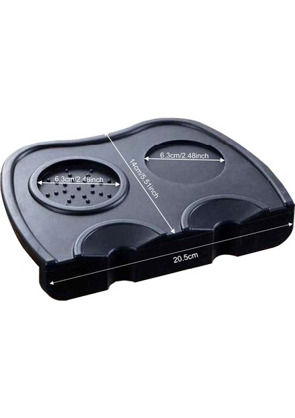 Çift Mat Stili Paslanmaz Çelik Kahve Tozu Sabotaj Çekiç 3 Açılı Tamperler Çift Mat Portafilter 350ML Sürahi Dozaj Halkası (Yurt Dışından)