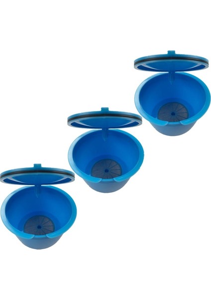 Skyblue 3'lü Stil 150 Kez Kullanın Dolce Gusto Kahve Kapsülü Plastik Kapsül Doldurulabilir Yeniden Kullanılabilir Nescafe Dolce Gusto Dolumu ile Uyumlu (Yurt Dışından)