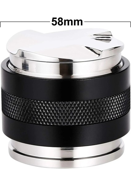 Distribütör Stili 51 mm mm Kahve Distribütörü ve Tamper Kahve Distribütörü Tesviye Aleti, Espresso Dağıtıcı Ayarlanabilir Derinlik Her Iki Tarafta (Yurt Dışından) modelleri