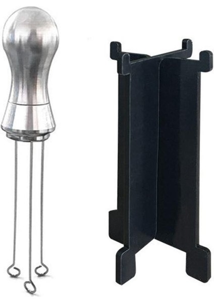 No.3 Tarzı Paslanmaz Çelik Iğne Kahve Tamper Espresso Kahve Sabotaj Dağıtıcı Düzleştirici Alet Iğne Tipi Kahve Tozu Dağıtıcı (Yurt Dışından)