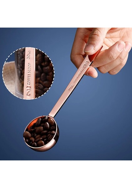 15ML Gül Altın Stili Kahve Kaşığı Paslanmaz Çelik Ölçü Kaşığı Kahve Kaşığı Gümüş Altın Süt Tozu Ölçü Kaşığı Çay Kahve Aksesuarları ml (Yurt Dışından)