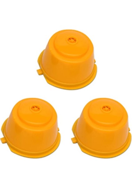 3 Adet Sarı Kapsül Tarzı Kapsül Kahve Filtresi Yeniden Kullanılabilir Kahve Kapsül Filtre Fincan Nescafe Için Doldurulabilir Kapaklar Kaşık Fırça Filtre Sepetleri Seti (Yurt Dışından)