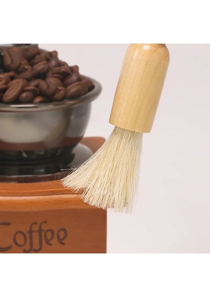 Yeni Kahve Fırçası Kahve Değirmeni Temizleme Fırçası Doğal Kıllar Ahşap Saplı Toz Alma Espresso Fırçası Temizleme Aracı (Yurt Dışından) modelleri