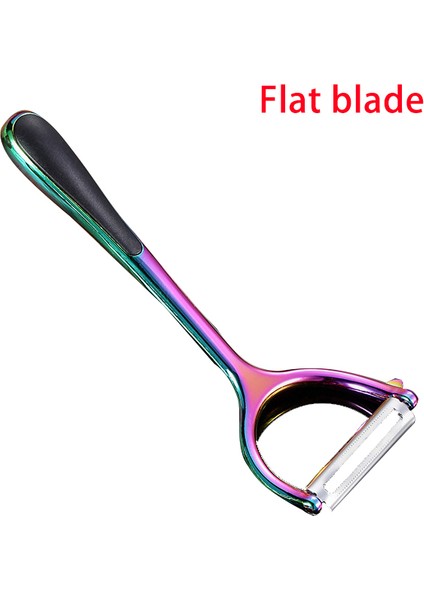 Renk-B Tarzı Çinko Alaşım Soyma Bıçağı Ev Mutfak Gadget Soyucu Yaratıcı Altın Kaplama Kavun Soyucu Seti Dilimleme Paslanmaz Çelik Soyucu (Yurt Dışından)