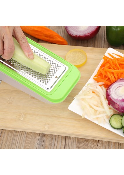 Mandoline Dilimleme Öğütücü Sebze Kesici Manuel Patates Havuç Rende Parçalayıcı Paslanmaz Çelik Bıçak ve Gıda Kabı ile (Yurt Dışından) modelleri
