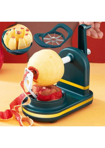 F Tarzı Meyve Elma Soyma Makinesi Dilimleme Manuel Döner Mutfak Aracı Narenciye Için Soyma Aletleri El-Krank Patates Tart Kesici Yeni (Yurt Dışından) fiyatları