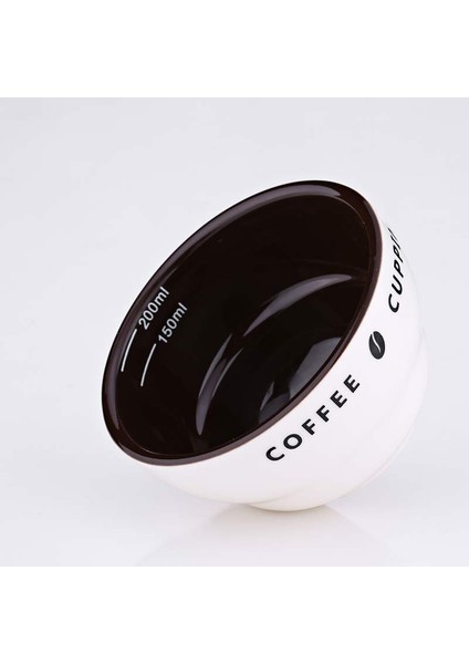 3 Adet Siyah Stil 200ML Cupping Cup Için Ölçme Takım Seramik Kahve Fincanı U-Şekilli Kahve Değerlendirme Fincan Ölçme Kasesi (Yurt Dışından) indirimleri