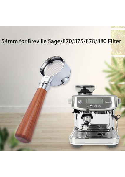 54 Mm-E Tarzı 54MM Kahve Dipsiz Portafilter Breville Sage Filtre Sepeti Yedek Espresso Kahve Makinesi Aksesuarı (Yurt Dışından) indirimleri