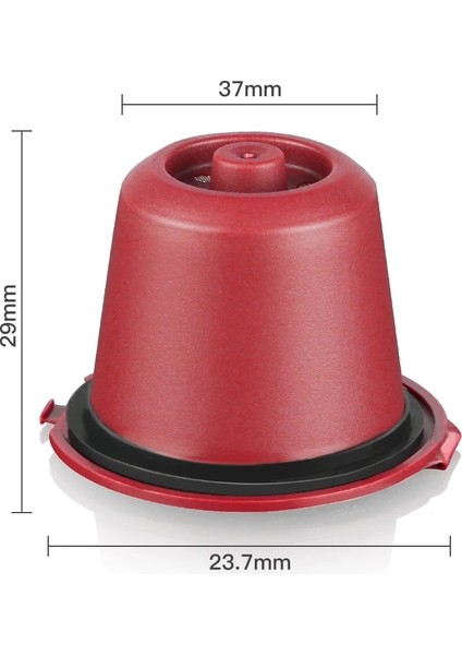 Turuncu Tarzı Icafilasstainless Steel Nespresso Kahve Filtresi Için Yeniden Kullanılabilir Kapsül Paslanmaz Kahve Sabotaj Metal Kahve Kaşığı Klipsli (Yurt Dışından) fırsatları