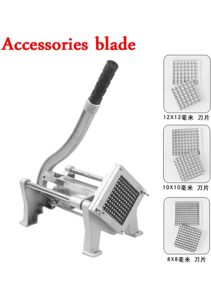 10X10MM Tarzı Alüminyum Alaşımlı Kızartma Makinesi Aksesuarları Bıçak Kesme Makinesi Kesme Patates Salatalık Turp Makinesi Parçaları (Yurt Dışından) fırsatları