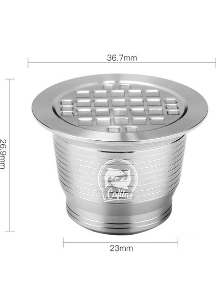 2 Kapsül Tarzı Icafilas Stianless Metal Doldurulabilir Yeniden Kullanılabilir Kahve Kapsül Kaşığı, Nespresso Kapsül Için Klipsli Sabotaj (Yurt Dışından) fırsatları
