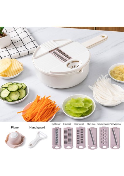 Mavi Stil Mutfak Çok Fonksiyonlu Salata Eşyaları Sebze Doğrayıcı Havuç Patates Manuel Parçalayıcı Mutfak Pişirme Sebze Aracı 만능채칼 (Yurt Dışından) indirimleri