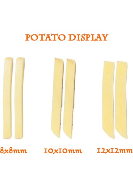 14MMX14MM Stili Alüminyum Alaşımlı Kızartma Makinesi Aksesuarları Bıçak Kesme Makinesi Kesme Patates Salatalık Turp Makinesi Parçaları (Yurt Dışından) modelleri