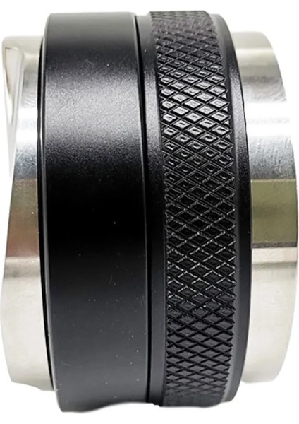 58 mm Dış Müdahale Stili Paslanmaz Çelik Çift Kafa Kahve Sabotaj 3 Açılı Eğimli ve Düz Tabanlı, Espresso Kahve Porfiltre Filtresi (Yurt Dışından)