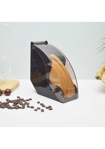 Plastik Toz Geçirmez Stil El Damla Kahve Filtresi Kağıt Tutucu Kapaklı V60 Koni Filtre Kağıt Kutusu Depolama Rafı Toz Geçirmez Tezgah Dağıtıcı Standı (Yurt Dışından) indirimleri