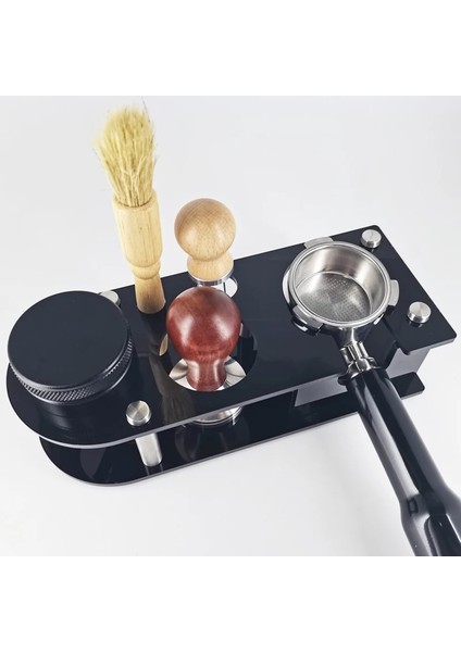 51 mm Gümüş Kurcalama Stili Kahve Filtresi Dış Müdahale Tutacağı Espresso Dağıtıcı Mat Taban Rafı Barista Araçları Aksesuarları Çok Fonksiyonlu Amper Standı (Yurt Dışından) fiyatları