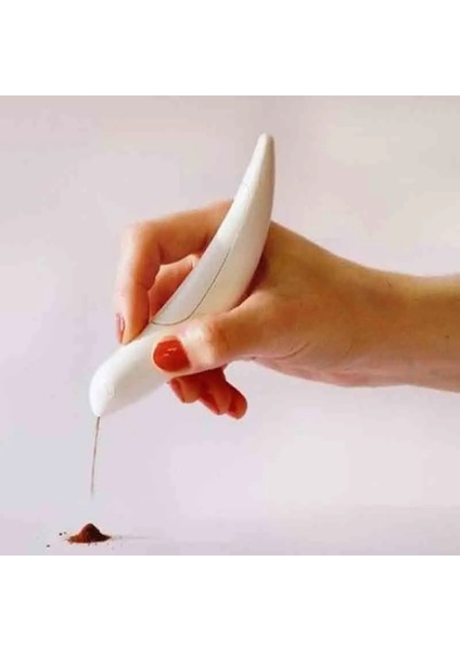 Yeşil Stil 1 Parça Yaratıcı Latte Art Elektrik Kalem Kahve Oyma Kalem Kahve Şablonlar Kek Baharat Cappuccino Dekorasyon Kalem Pişirme Pasta Araçları (Yurt Dışından) fırsatları