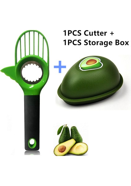 NYGTZ-004 Stili Avokado Dilimleme Kesici Soyucu ve Saklama Kutusu Taşınabilir Yaratıcı Kapak Meyve Mutfak Aletleri Frutero Gadget And Inteligentes (Yurt Dışından)