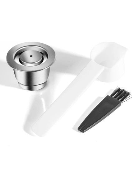 1 Kupa Stili Nespresso Paslanmaz Çelik Espresso Fincanları Için Yeniden Kullanılabilir Kahve Kapsülü Doldurulabilir Kahve Kapsülleri Sabotaj Dozaj Halkalı Kapsül (Yurt Dışından)