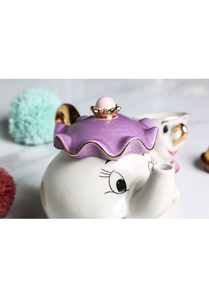 1 Kap ve 1 Fincan Tarzı Sıcak Satış Karikatür Güzellik ve Canavar Çay Seti Çaydanlık Mrs Potts Pot Çip Bardak Kupa Arkadaş Için Bir Set Yaratıcı Noel Hediyesi Hızlı Mesaj (Yurt Dışından) fiyatları
