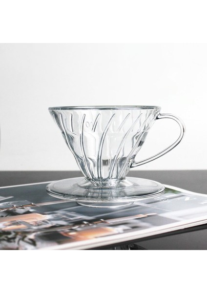 V01 Stili Kahve Damlatıcı Reçine Damla Kahve Huni Filtreli Fincan V01 V02 Barista Kahve Demleme Üzerine Dökün Için Plastik Kahve Filtresi (Yurt Dışından)
