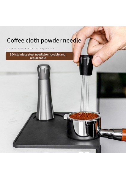E Tarzı Kahve Sabotaj Paslanmaz Çelik Iğneler Espresso Tozu Karıştırıcı Dağıtıcı Eşitleyici Wdt Araçları Cafe Karıştırma Barista Aksesuarları (Yurt Dışından) modelleri