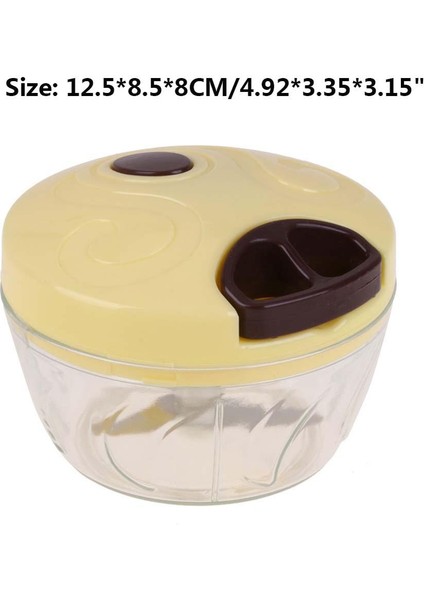 No.9 Stili Manuel Meyve Sebze Doğrama El Çekme Gıda Kesici Soğan Fındık Öğütücü Kıyma Parçalayıcı Çok Fonksiyonlu Mutfak Aksesuarları (Yurt Dışından)