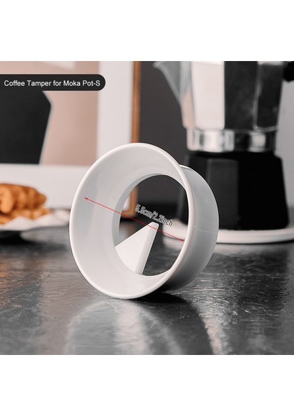 L Tarzı Kahve Sabotaj Moka Pot Döner Toz Dozaj Halkası Kahve Dağıtıcı Eşitleyici Espresso Aracı Kahve Sabotaj Aksesuarı (Yurt Dışından) fiyatları