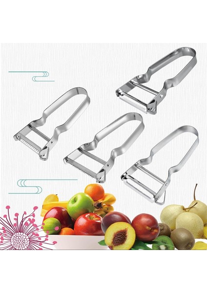 Bir Stil Mutfak Aletleri Sebze Meyve Soyucu Paslanmaz Çelik Soyucu Patates Salatalık Havuç Rendesi Soyucu Mutfak Aksesuarları (Yurt Dışından) fiyatları