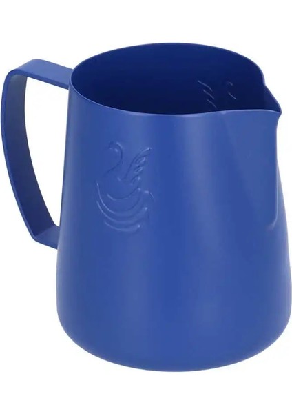 400ML Tarzı Paslanmaz Çelik Kahve Fincanı Süt Sürahi Mavi Latte Köpüren Fincan 400MLML, Mutfak Ofis Mağazası Için Damlamayan Su Çıkışlı (Yurt Dışından)