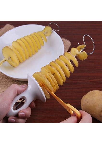 10 Adet Tarzı Spiral Döndür Patates Dilimleme Kesici Salatalık Sebze Spiralizer Kesici Patates Dilimleme Barbekü Yeniden Kullanılabilir Mutfak Aksesuarları Alet (Yurt Dışından) indirimleri